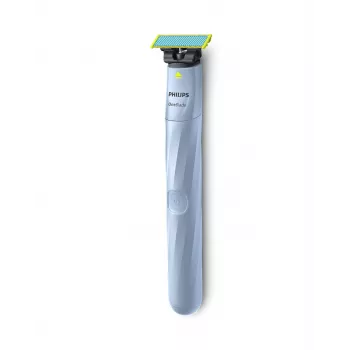 Fóliový holiaci strojček Philips Norelco OneBlade QP1324/20 — bezdrôtový modrý fóliový holiaci strojček, 30 min výdrž, USB nabíjanie, umývateľný, kopíruje kontúry