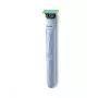Fóliový holiaci strojček Philips Norelco OneBlade QP1324/20 — bezdrôtový modrý fóliový holiaci strojček, 30 min výdrž, USB nabíjanie, umývateľný, kopíruje kontúry