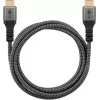 Goobay HDMI kábel 1 m Type-A konektor samec na konektor samec 18 Gbit/s sivý
