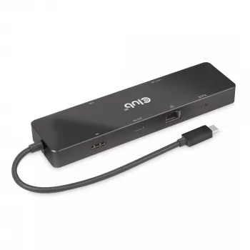 CLUB3D USB3.2 Gen2 Type-C, 6-in-1 prenosný dual-display dock s USB Type-C video 4K60Hz
