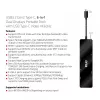 CLUB3D USB3.2 Gen2 Type-C, 6-in-1 prenosný dual-display dock s USB Type-C video 4K60Hz