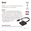 CLUB3D HDMI 2-in-1 obojsmerný switch 8K60Hz 4K120Hz CSV-1384