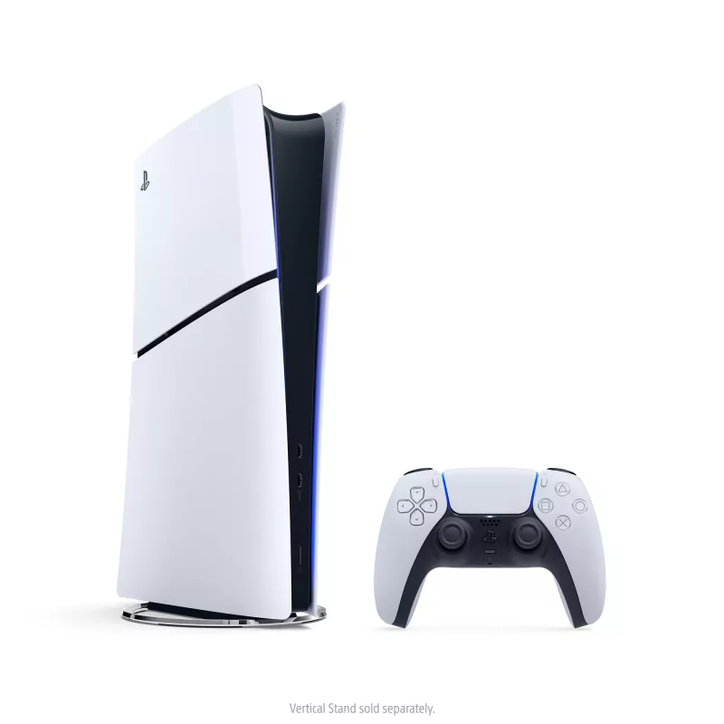 Sony PlayStation 5 (modelová skupina - Slim) Digital Edition, PlayStation 5, čierna, biela, 16384 MB, GDDR6, 448 GB/s, AMD
