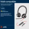 HP Poly Blackwire 8225 stereo Microsoft Teams certifikovaný USB-C headset + USB-C/A adaptér
