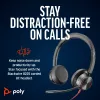 HP Poly Blackwire 8225 stereo Microsoft Teams certifikovaný USB-C headset + USB-C/A adaptér