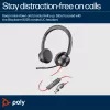 HP Poly Blackwire 8225 stereo Microsoft Teams certifikovaný USB-C headset + USB-C/A adaptér