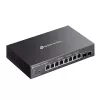 TP-Link Omada 8-portový 2.5GBASE-T a 2-portový 10GE SFP+ smart switch s 8-portmi PoE+