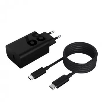Sieťová nabíjačka Lenovo ZG38C05739, 68 W, USB-C PD, 1 port, čierna, sieťová