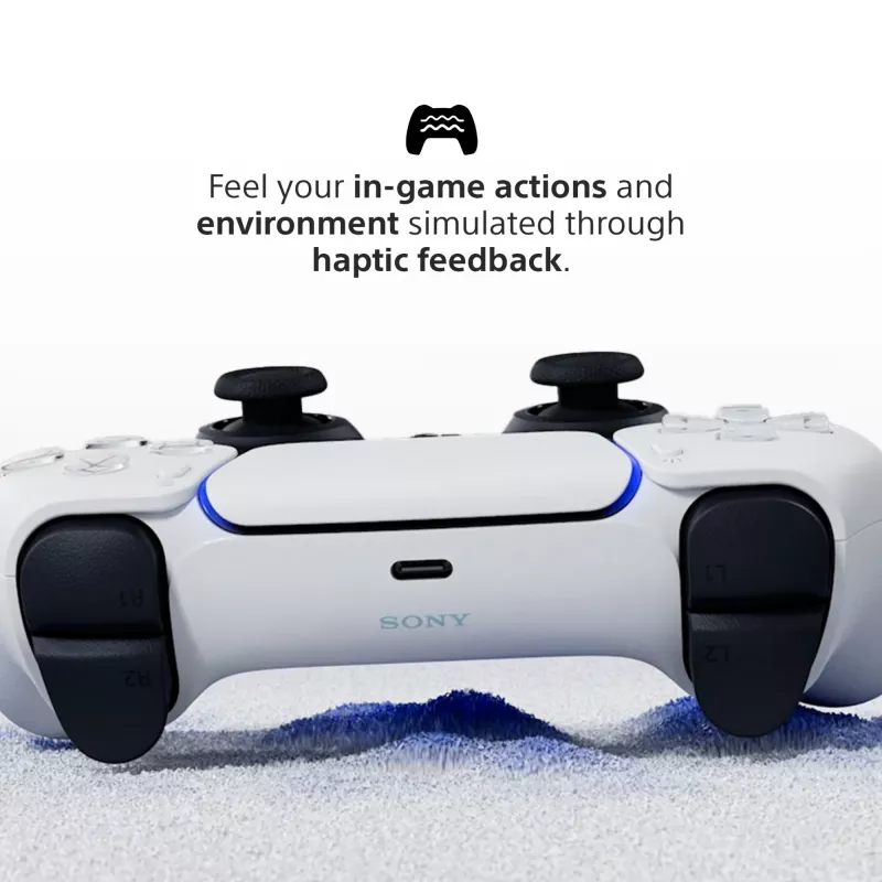 Gamepad Sony DualSense Wireless Controller V2 – PlayStation 5, Bluetooth/USB, USB-C, integrovaná batéria, biela