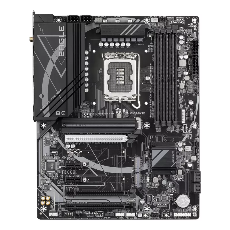 Základná doska GIGABYTE Z790 EAGLE AX — Intel LGA1700 ATX, Z790, DDR5, 4x DIMM, Wi‑Fi 6E, 2.5Gb LAN