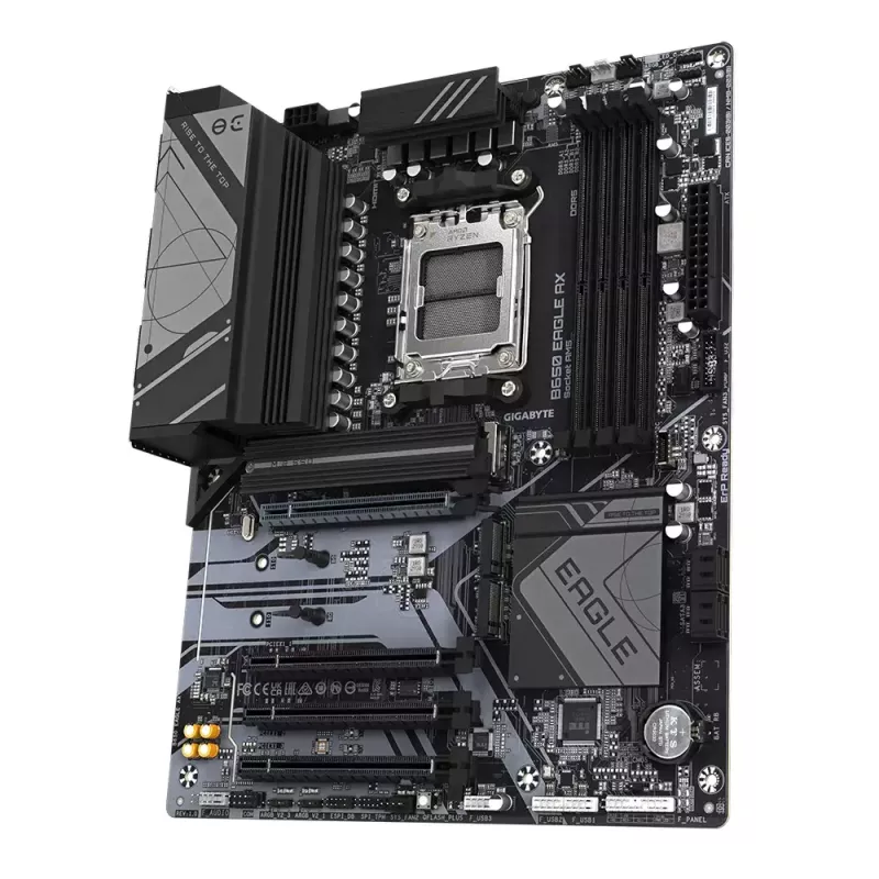 Gigabyte B650 EAGLE AX základná doska, ATX, AMD B650, Socket AM5, DDR5, 4x DIMM, až 256 GB, 3x M.2 (1x PCIe 5.0), Wi-Fi 6E, Bluetooth