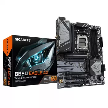 Základná doska GIGABYTE B650 EAGLE AX ATX, AMD B650 čipset, socket AM5, DDR5, 4x DIMM, 256GB, Wi‑Fi 6E, Bluetooth 5.3