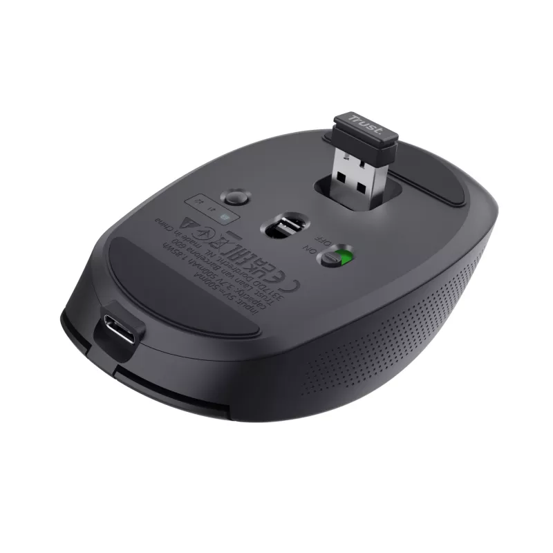 Trust Ozaa myš kancelárska pravá ruka RF Wireless + Bluetooth optická 3200 DPI
