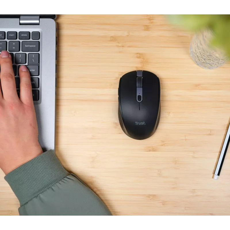 Trust Ozaa myš kancelárska pravá ruka RF Wireless + Bluetooth optická 3200 DPI