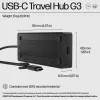 HP USB-C Travel Hub G3, USB 3.2 Gen 2 (3.1 Gen 2) Type-C, 65 W, 60 Hz, HDMI, USB 3.2 Gen 2 (3.1 Gen 2) Type-A, USB 3.2 Gen 2 (3.1 Gen 2) Type-C, Vietnam, Home