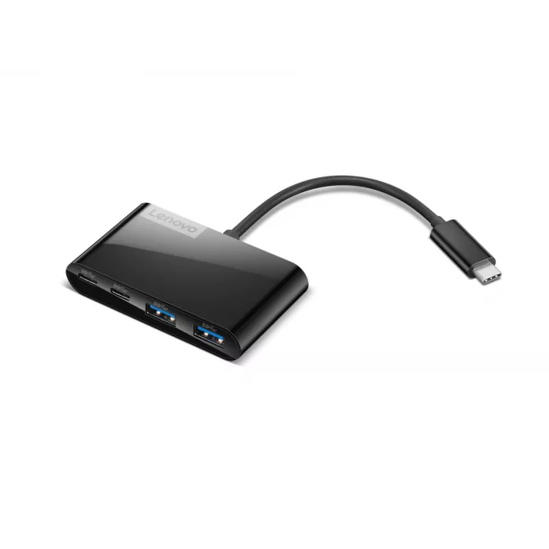 Lenovo Select GX91L84354 USB-C rozbočovač so 4 portmi, USB 3.0, čierny