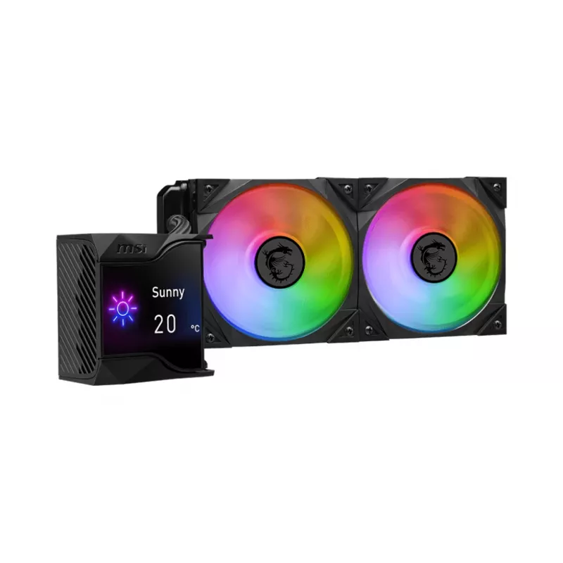 MSI MPG Coreliquid D240 procesorový set kvapalinového chladenia 12 cm čierny 1 kus