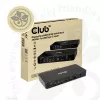 CLUB3D DisplayPort/HDMI KVM switch/dock 4K60Hz pre USB Type-C vstupy