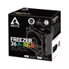 ARCTIC Freezer 36 A-RGB (čierna) Multi-kompatibilný vežový CPU chladič s A-RGB