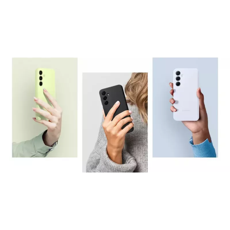 Samsung EF-PA556TBEGWW silikónový kryt pre Galaxy A55, čierny