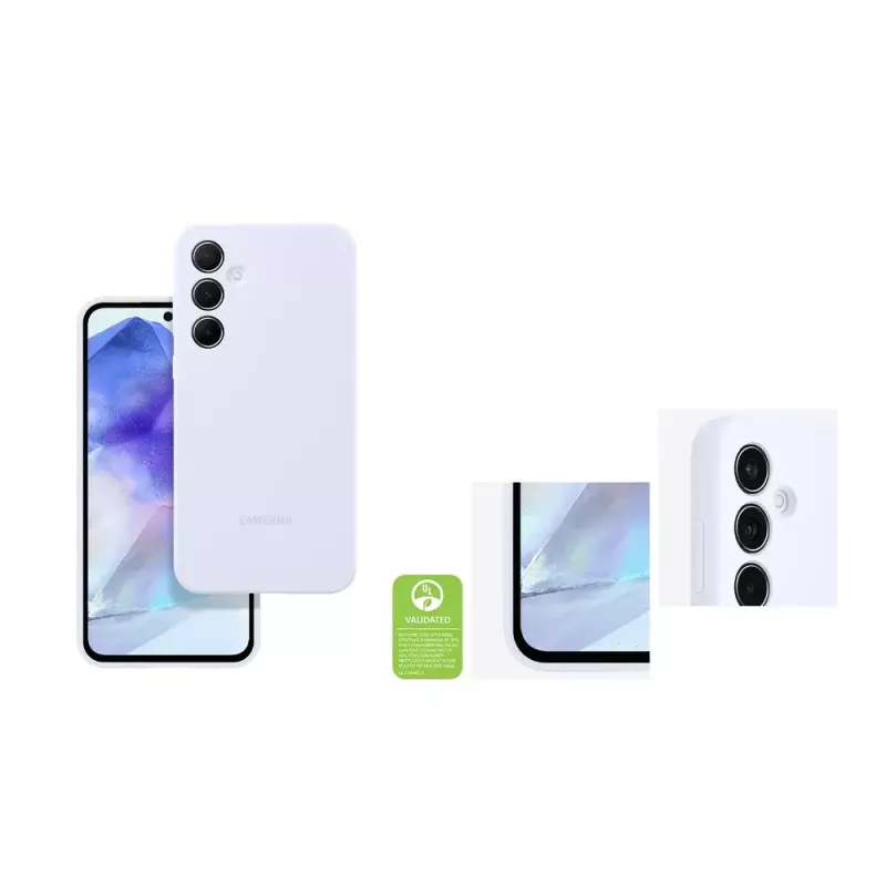 Samsung EF-PA556TBEGWW silikónový kryt pre Galaxy A55, čierny