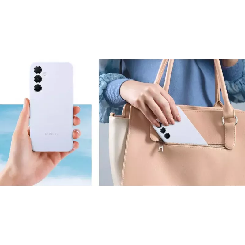 Samsung EF-PA556TBEGWW silikónový kryt pre Galaxy A55, čierny