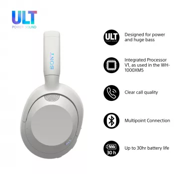 Sony WH-ULT900N ULT WEAR bezdrôtové slúchadlá s potlačením hluku, biele