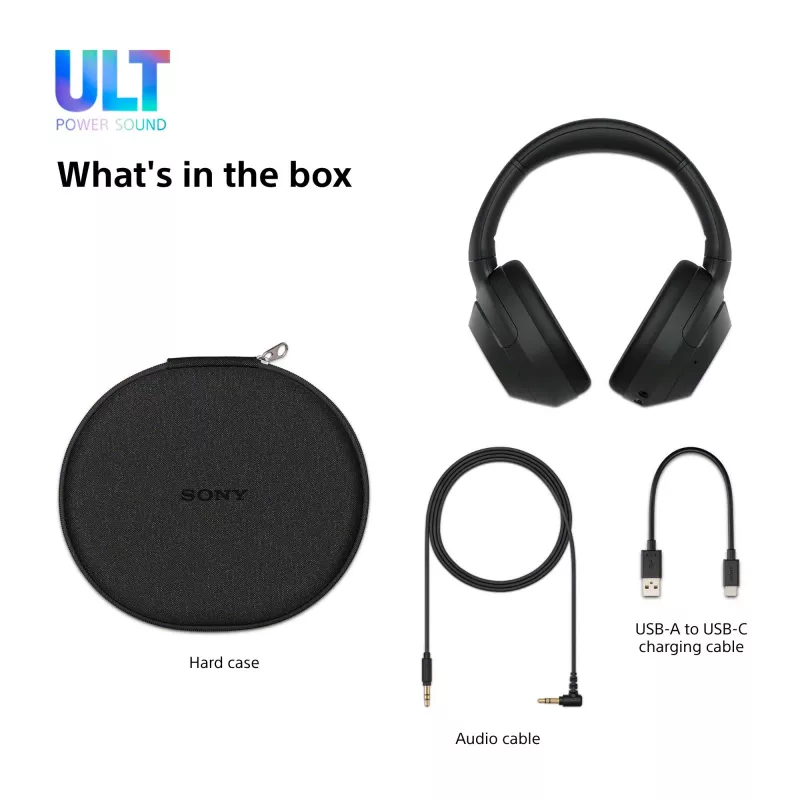Headset Sony ULT WEAR monaurálny USB/Bluetooth 5.2, ANC, 30–50 h batéria, 3,5 mm, USB‑C nabíjanie, 255 g