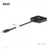 CLUB3D USB-C® hub na dual HDMI™ 4K60Hz M/F+PD3.0 100 W