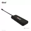 Club3D CSV-1548 USB-C rozbočovač, 4x USB-C 10 Gbps, 100W PD, čierny