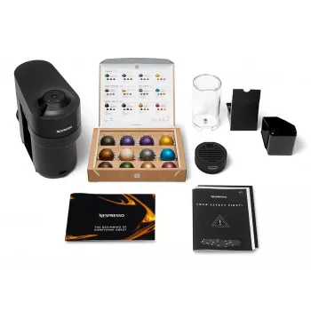 De’Longhi NESPRESSO® Vertuo Pop ENV90.B - Liquorice čierna, kapslový kávovar, 0,56 l, kávové kapsuly, 1260 W, čierna