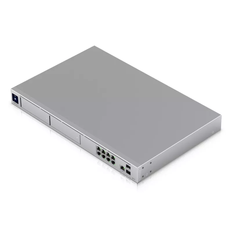 Managed switch UBIQUITI UniFi Dream Machine Pro Max, 9-portový 2.5G Ethernet, 1U rack, 2×SFP+, podpora 10G, 60W výkon