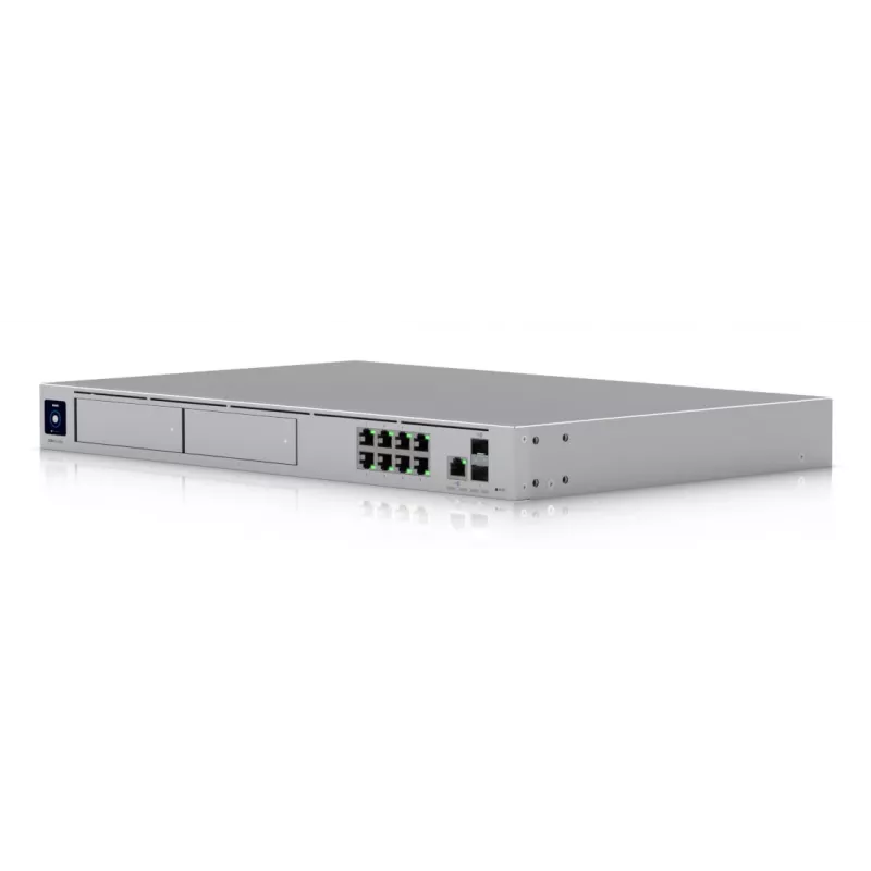 Managed switch UBIQUITI UniFi Dream Machine Pro Max, 9-portový 2.5G Ethernet, 1U rack, 2×SFP+, podpora 10G, 60W výkon