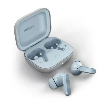 Motorola Moto Buds slúchadlá bezdrôtové do uší hovory/hudba/šport/každodenné modré