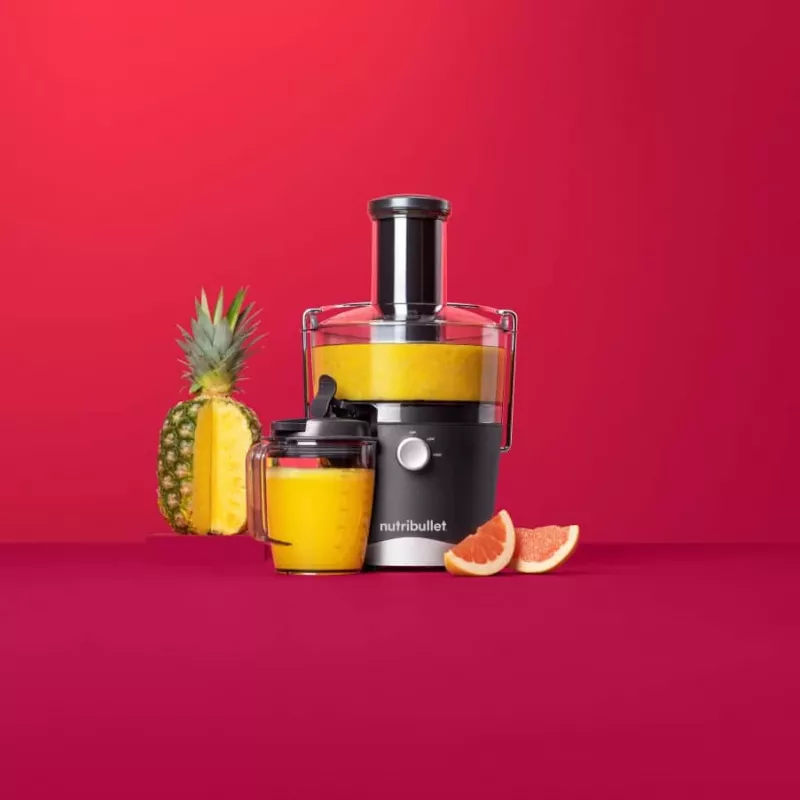 NutriBullet NBJ100G odšťavovač 800 W čierny, sivý