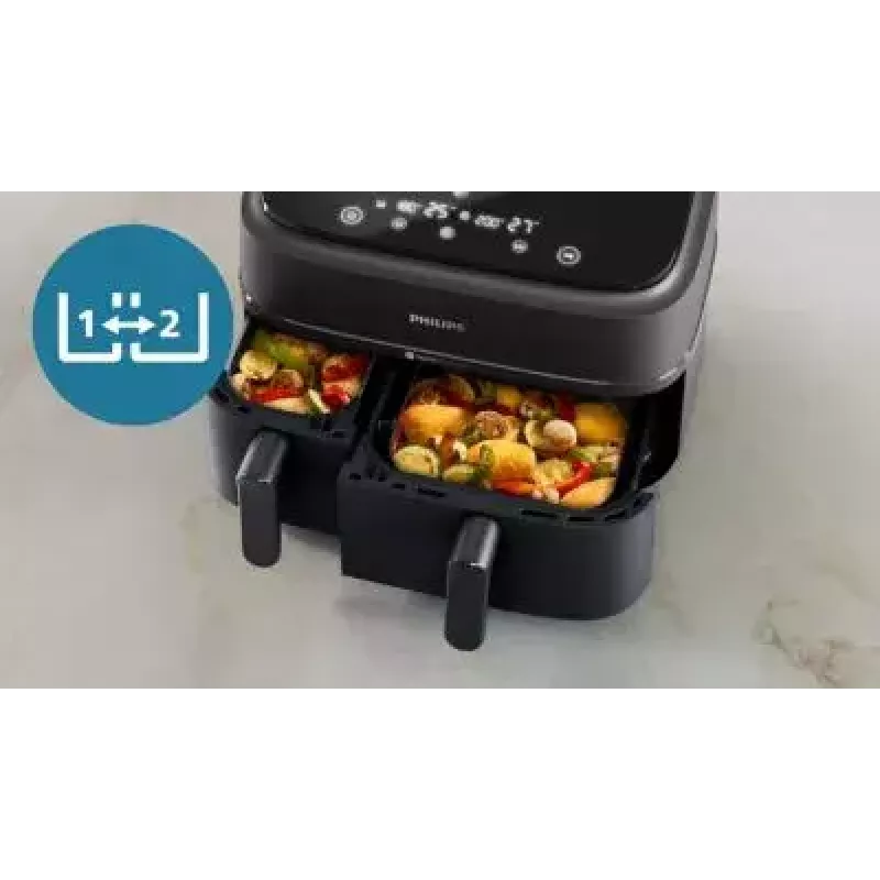 Teplovzdušná fritéza Philips 3000 Serie NA351/00 — 9 l, 2750 W, 8 programov, Rapid Air