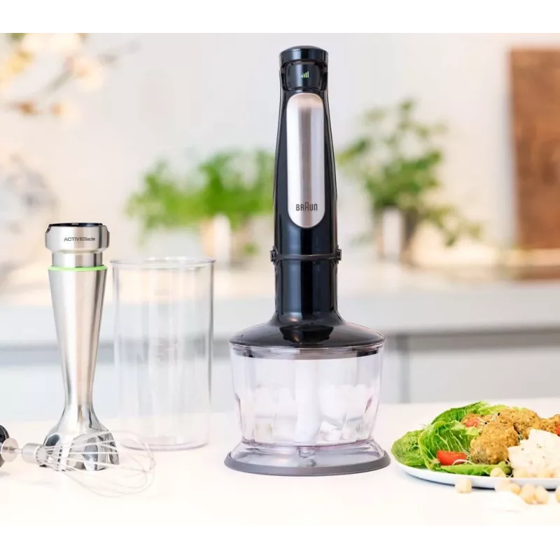 Braun MQ 7035X 0,6 L tyčový mixér 1000 W čierna, saténová oceľ