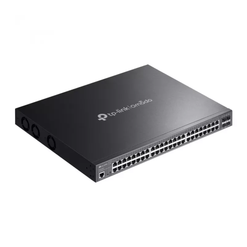 TP-Link Omada SG3452XMPP sieťový switch Managed L2+ Gigabit Ethernet (10/100/1000) Power over Ethernet (PoE) 1U čierny