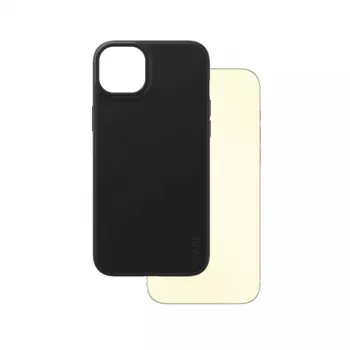 Puzdro PanzerGlass CARE módne puzdro čierne iPhone 15 Plus transparentné