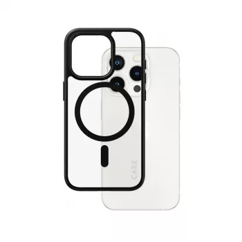 PanzerGlass CARE™ by ® Urban Combat Case transparentné s čiernym MagSafe pre iPhone 15 Pro