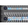 Sieťový patch kábel UBIQUITI UACC-Cable-Patch-EL-1M-W — Cat6, 1 m, 2,5 GbE, PoE++ (4PPoE), priesvitný, RJ-45 konektor samec–samec