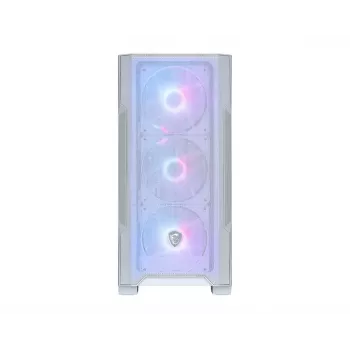 PC skriňa MSI MAG FORGE M100R Midi-Tower transparentná, biela