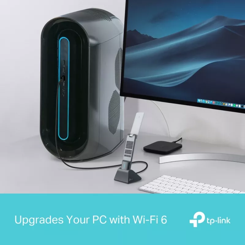 Bezdrôtový USB adaptér TP-Link Archer AX3000 (Archer TX50UH) – Dualband Wi‑Fi 6, USB 3.2 Gen1, až do 3000 Mbps, interná anténa, Windows 11