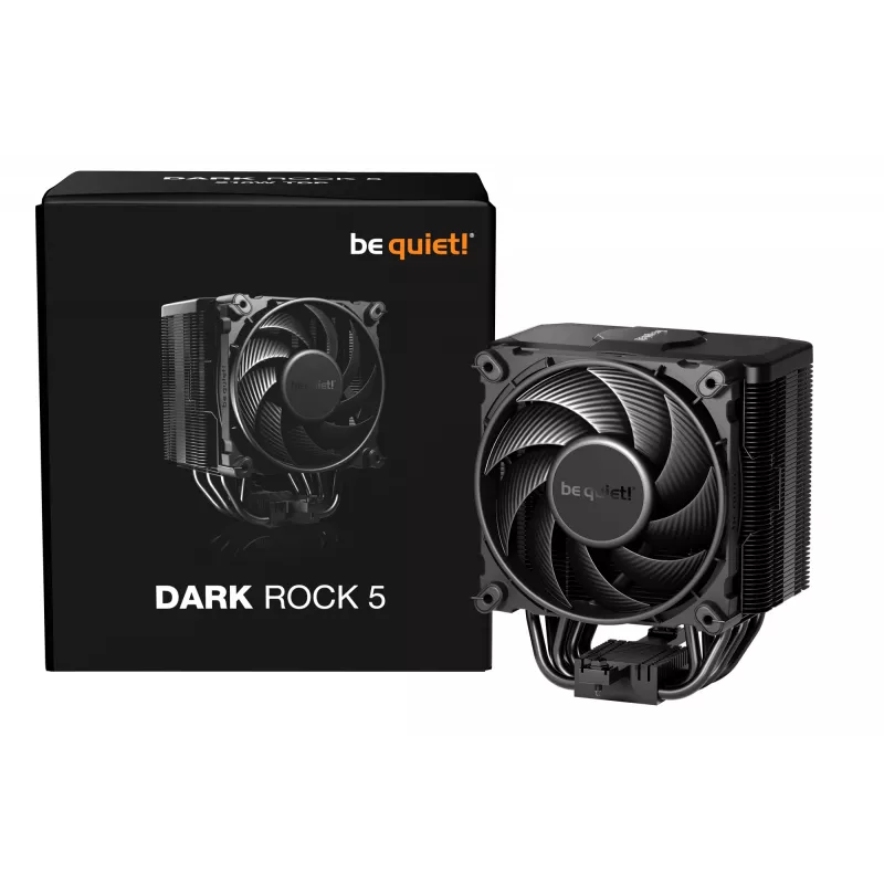 be quiet! DARK ROCK 5 procesorový vzduchový chladič 12 cm čierny 1 ks