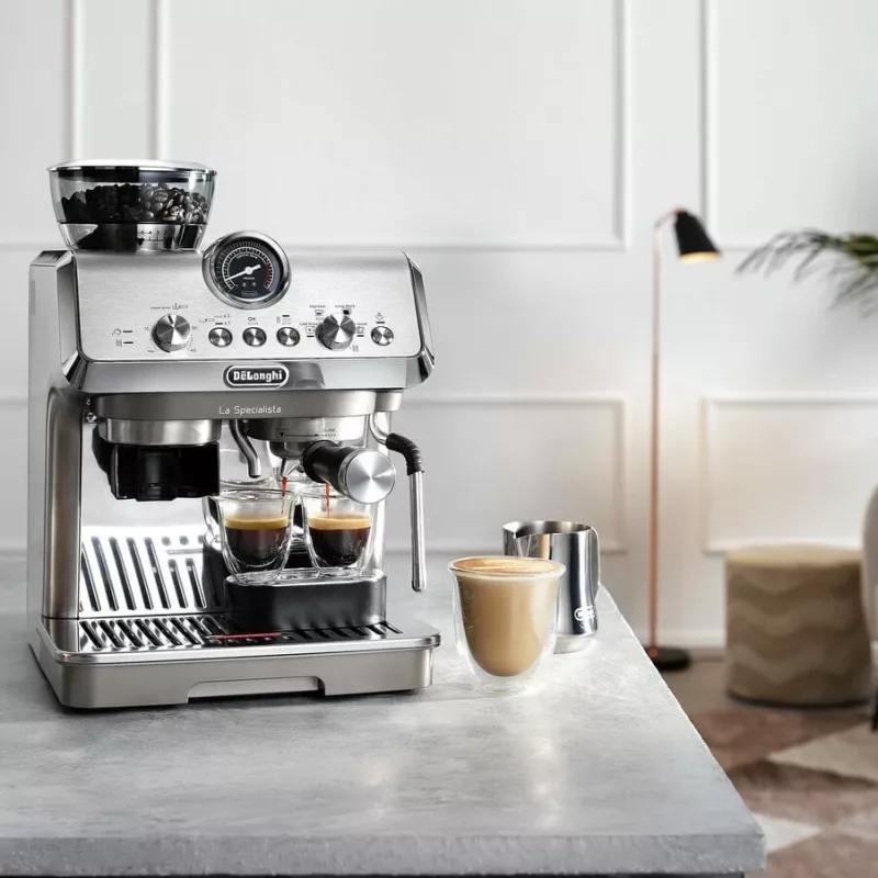 De'Longhi La Specialista Arte Evo EC9255.M espresso kávovar, Cold Brew, 1550 W, 15 bar, 1,7 l, strieborný