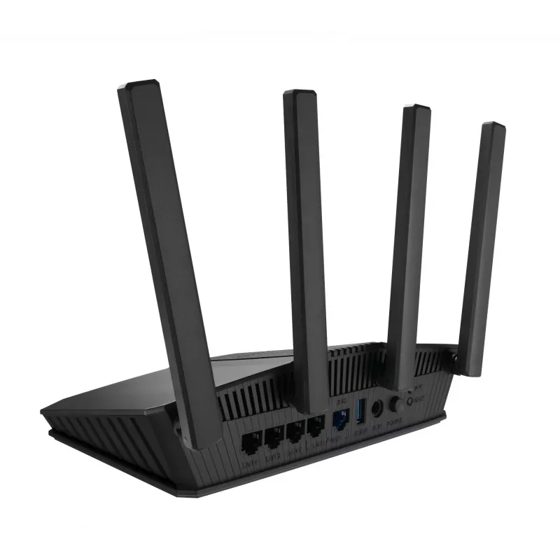 ASUS RT-BE58U V2 WLAN router 2,5 Gigabit Ethernet Dualband (2,4 GHz / 5 GHz) čierny