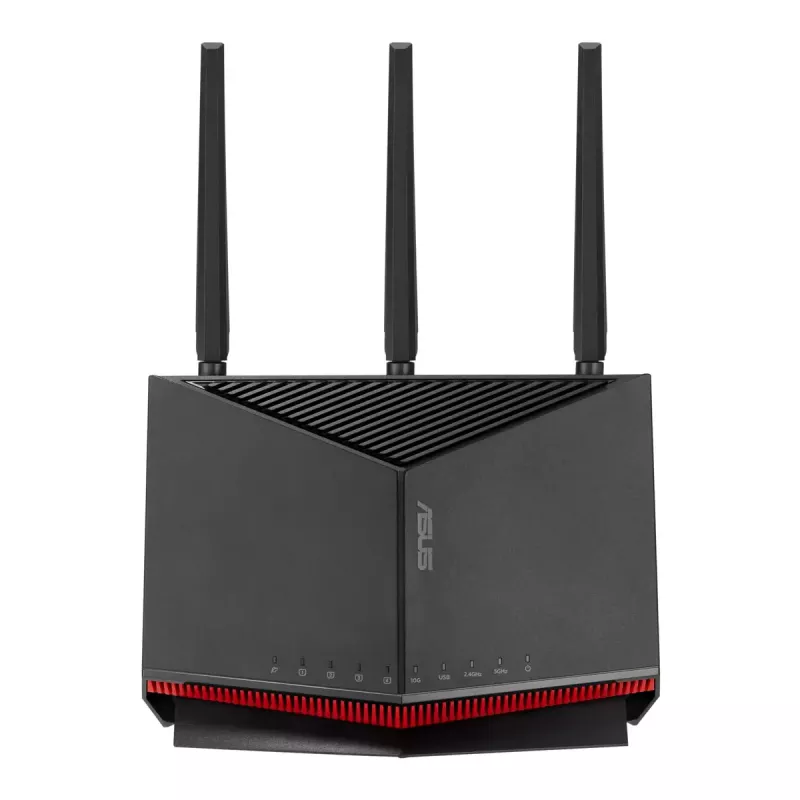 ASUS RT-BE86U WLAN router 10 Gigabit Ethernet Dualband (2,4 GHz / 5 GHz) čierny