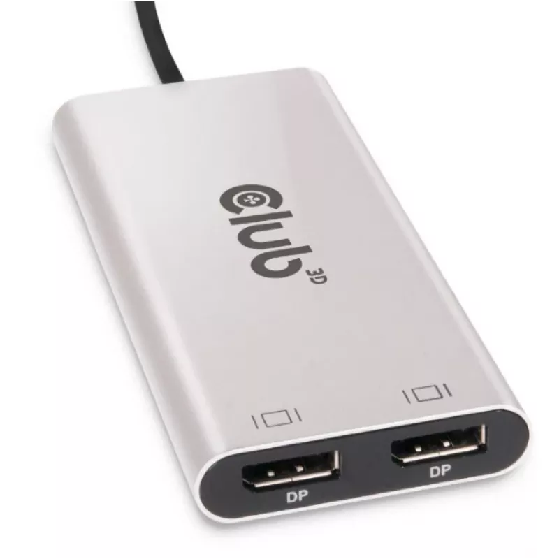 CLUB3D Thunderbolt™ 3 na DisplayPort™ adaptér pre dva monitory 4K60Hz M/F