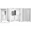 be quiet! Light Base 600 DX BGW66 počítačová skriňa Midi Tower, ATX/micro-ATX/Mini-ITX, bočný panel z tvrdeného skla, ARGB, USB-C, biela