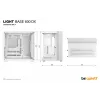 be quiet! Light Base 600 DX BGW66 počítačová skriňa Midi Tower, ATX/micro-ATX/Mini-ITX, bočný panel z tvrdeného skla, ARGB, USB-C, biela